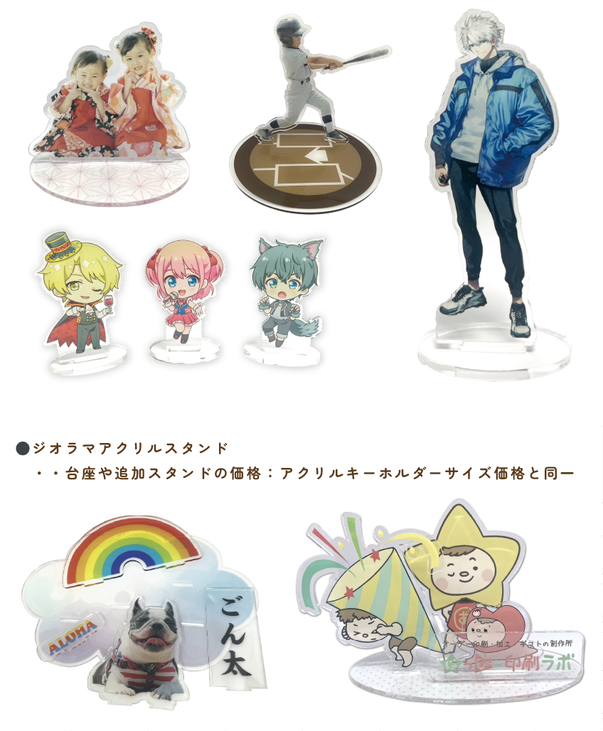 アクリルキーホルダーサンプル